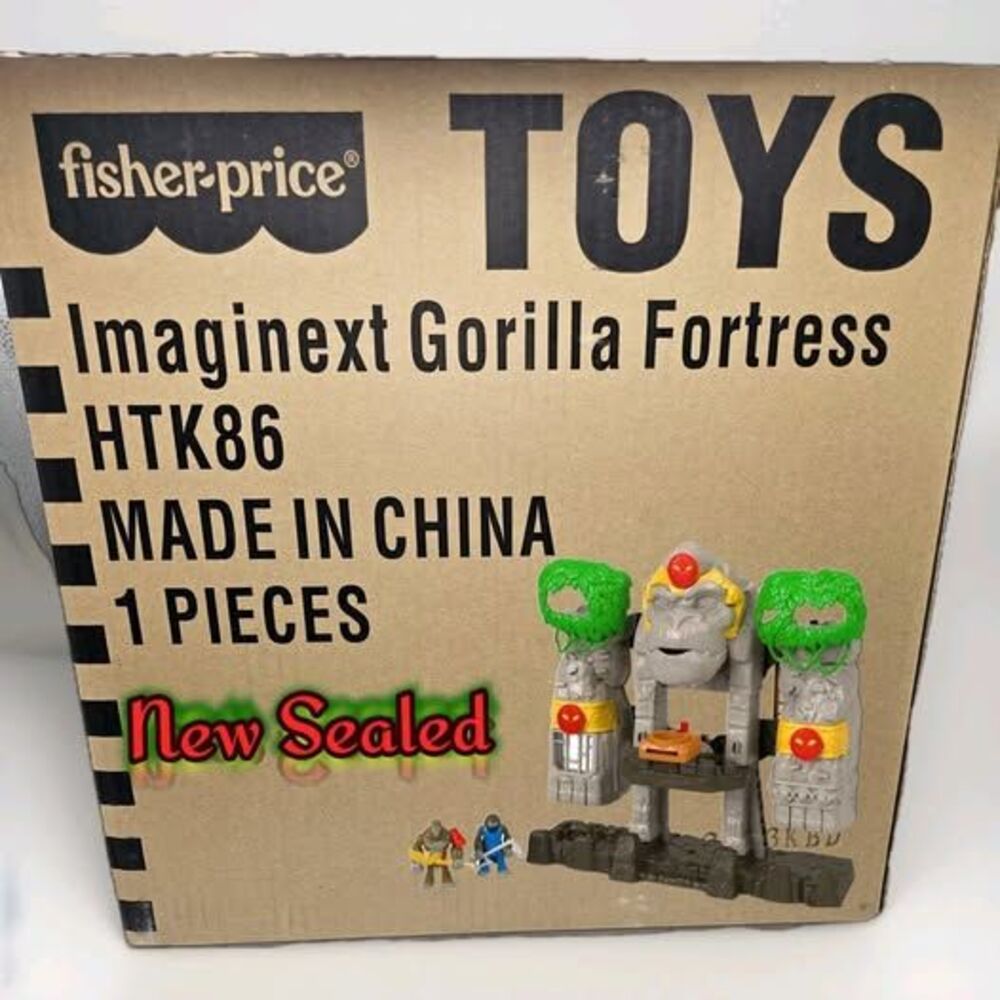 Fisher Price Imaginext Gorilla Fortress HTK86 & Boss Level Army Pack 2 Pack - Picture 2 of 16